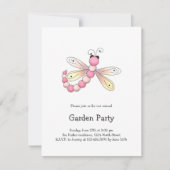 Landkersen ・ Roze en abrikozendragonfly. Kaart (Voorkant)