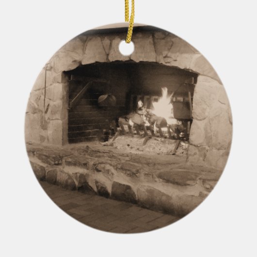 Landkerst bij Cabin Ornament (Voorkant)