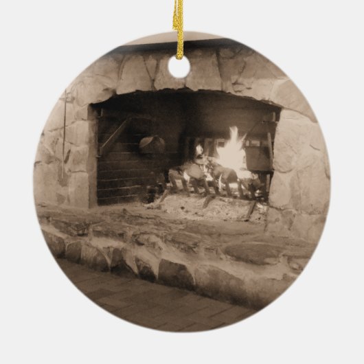 Landkerst bij Cabin Ornament (Achterkant)