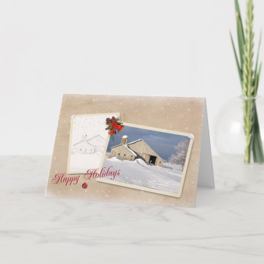 Landkerst Feestdagen Kaart (Voorkant)