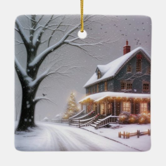 Landkerst Keramisch Ornament (Achterkant)