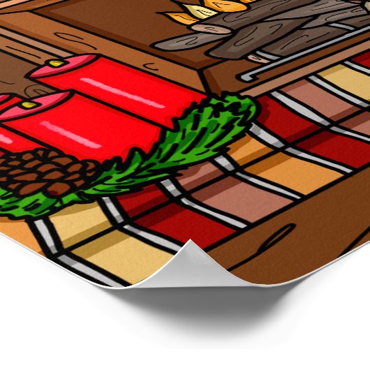 Landkerst | Koeweitvoorraad Poster (Hoek)