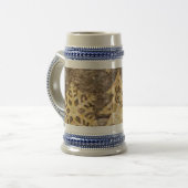 Landkerstboom met sneeuwvlokken bierpul (Voorkant links)