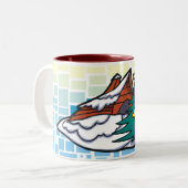 Landkerstboom Tweekleurige Koffiemok (Voorkant links)