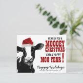 LandkerstkerstkerstkerstkerstkerstkerstKoe Feestdagenkaart (Staand voorkant)