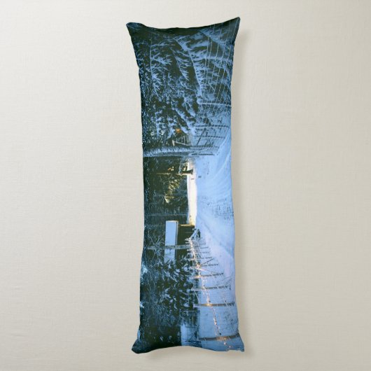 Landkerstsneeuw Lichaamskussen (Achterkant (Verticaal))