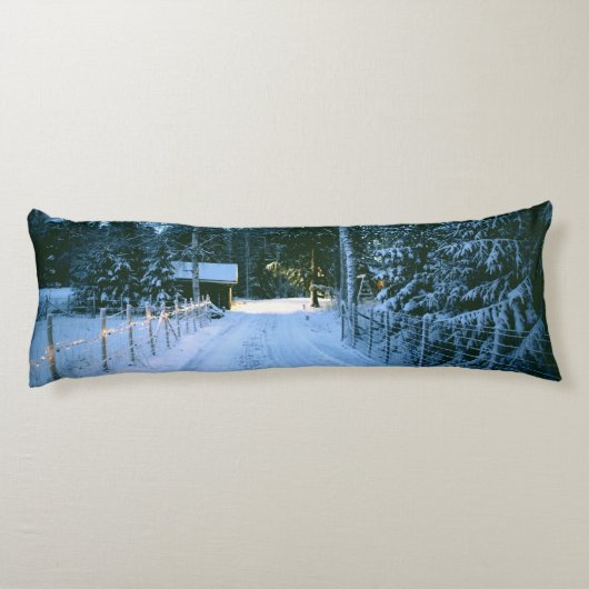 Landkerstsneeuw Lichaamskussen (Achterkant)