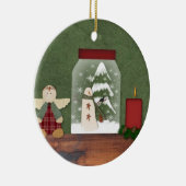 Landkerstversiering Keramisch Ornament (Rechts)