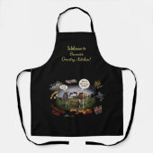 Landkeuken (aanpasbaar) schort (Voorkant)