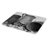 Landkeuken in zwart-wit snijplank (Hoek)