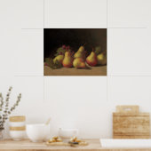 Landkeukenperen - stille schilderkunst poster (Keuken)