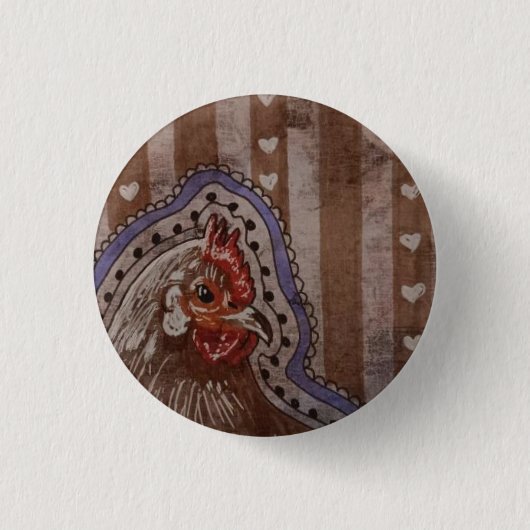 Landkip Ronde Button 3,2 Cm (Voorkant)