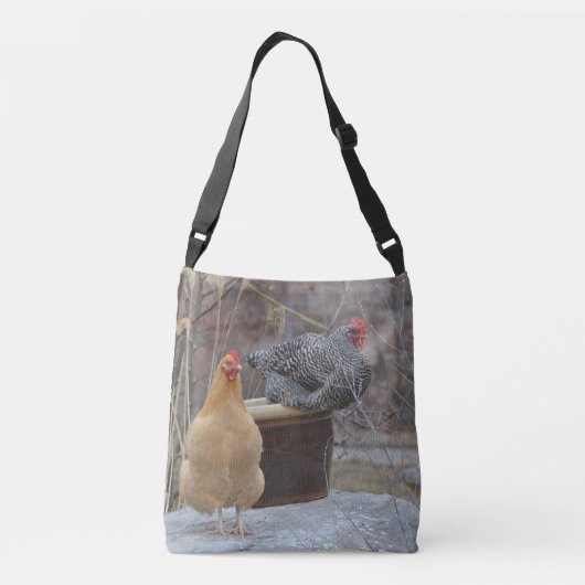 Landkippen Crossbody Tas (Achterkant)