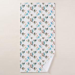 Landkippen met kippen Lover Badhanddoek