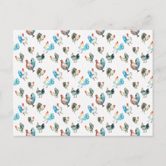 Landkippen met kippen Lover Briefkaart (Voorkant)