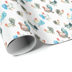 Landkippen met kippen Lover Cadeaupapier