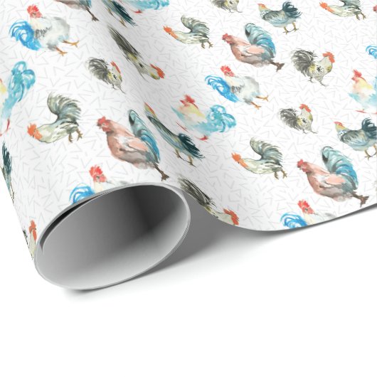 Landkippen met kippen Lover Cadeaupapier (Rol Hoek)