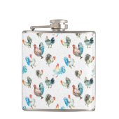 Landkippen met kippen Lover Heupfles (Voorkant)