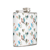 Landkippen met kippen Lover Heupfles (Rechts)