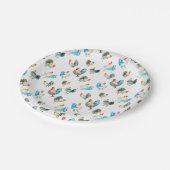 Landkippen met kippen Lover Papieren Bordje (Gekanteld)