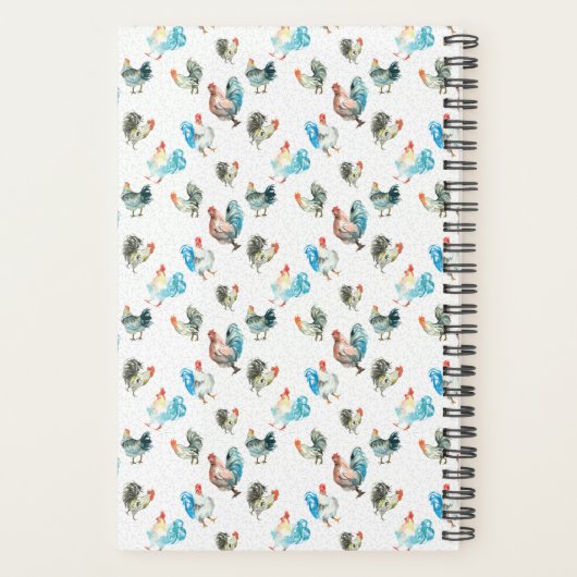 Landkippen met kippen Lover Planner (Achterkant)