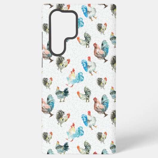 Landkippen met kippen Lover Samsung Galaxy Hoesje (Achterkant)