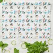 Landkippen met kippen Lover Theedoek (Gevouwen)