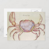 Landkrab Briefkaart (Voorkant / Achterkant)