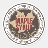 Landkraft Maple Syrup Sticker (Voorkant)
