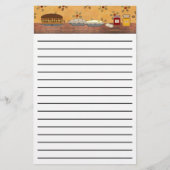 Landkreeften met dikke lijn desserts briefpapier (Voorkant)