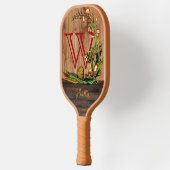 Landkreeftenventiel en bijen pickleball paddle (Links)