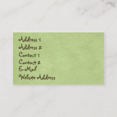 Landkregel Visitekaartje (Achterkant)