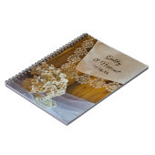 Landkreis en bloemen rond het huwelijk notitieboek (Linkerzijde)