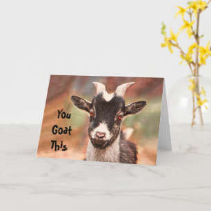 Landkreis Goat Cute Funny Kaart
