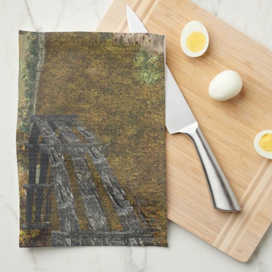 Landkreis in Herfst Theedoek (Quarter Fold)