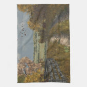 Landkreis in Herfst Theedoek (Verticaal)