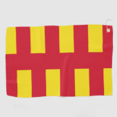Landkreis Northumberland Golfhanddoek (Horizontaal)