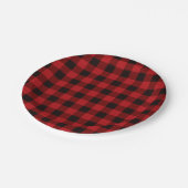 Landkreis Rood en Zwart Papieren Bordje (Gekanteld)