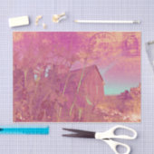 Landkreis Roze Gele Ephemera Script Tissuepapier (Craft)