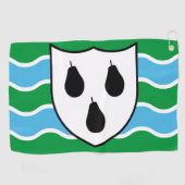 Landkreis Worcestershire Golfhanddoek (Horizontaal)