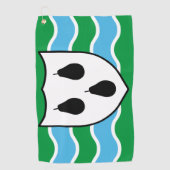 Landkreis Worcestershire Golfhanddoek (Voorkant)