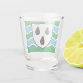 Landkreis Worcestershire Shot Glas (Achterkant)
