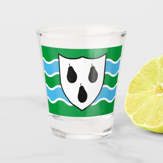 Landkreis Worcestershire Shot Glas (Voorkant)