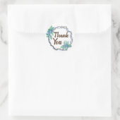 Landkreis Wreate Hartelijk dank Ronde Sticker (Tas)