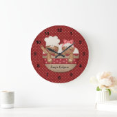 Landkrek Gingerbrood Chefs Clock Grote Klok (Huis)