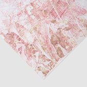 Landkreukbarnjewit, bruin, gedrukt script tissuepapier (Detail)