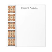 Landkuikens Kieuwgrensinspectiepost Notitieblok (Voorkant)