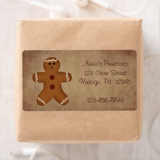 Landlabel Gingerbrood Etiket (Insitu)