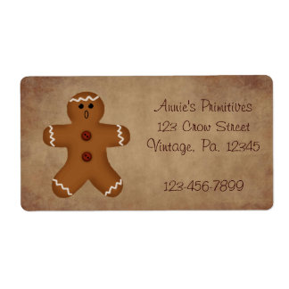 Landlabel Gingerbrood Etiket
