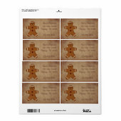 Landlabel Gingerbrood Etiket (Full Sheet)